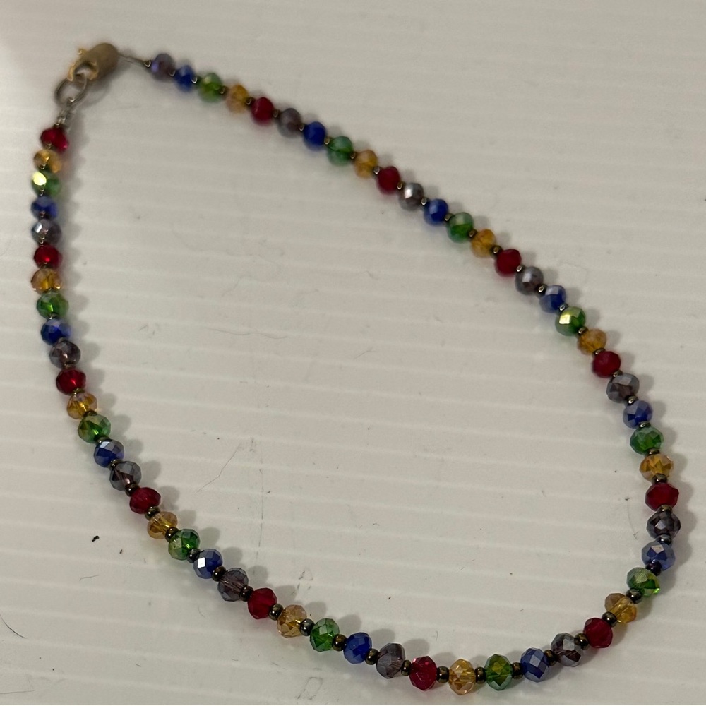 Pair of Beaded ankle bracelets